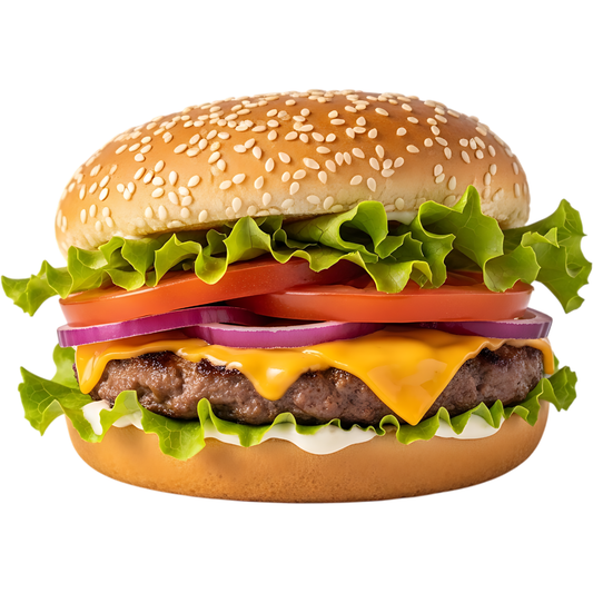 Hamburger ohne Pommes